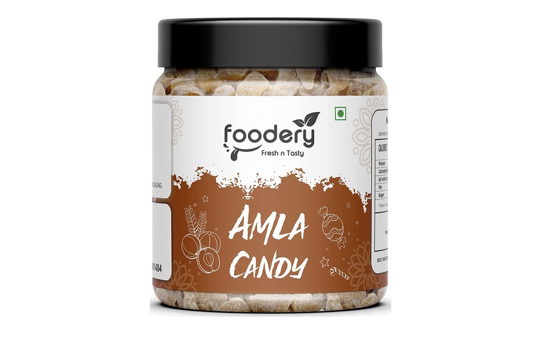Foodery Amla Candy    Plastic Jar  250 grams